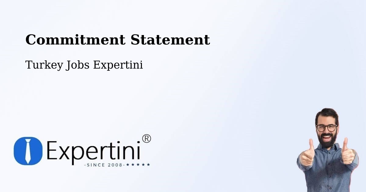 Corporate Commitment – Gözpinar - Turkey Jobs Expertini